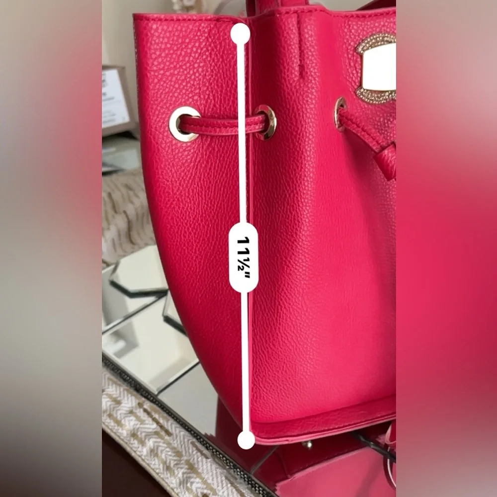 Joy Mangano Vibrant Red Tote Bag - Picture 11 of 12